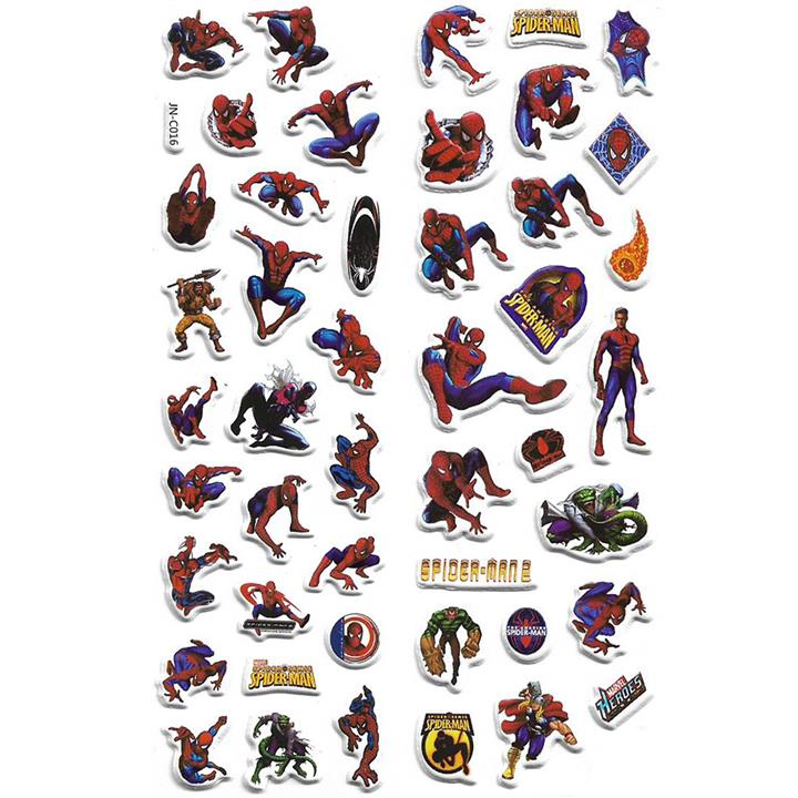 استیکر کودک طرح مرد عنکبوتی مدل spider man - j016